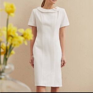 Beautiful white dresss with pin attached